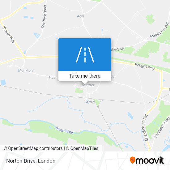 Norton Drive map