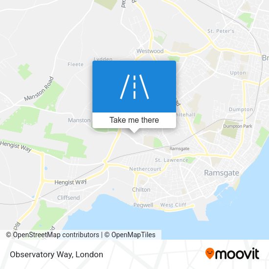 Observatory Way map