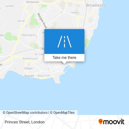 Princes Street map