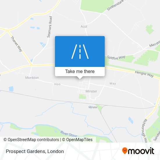 Prospect Gardens map
