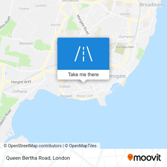 Queen Bertha Road map