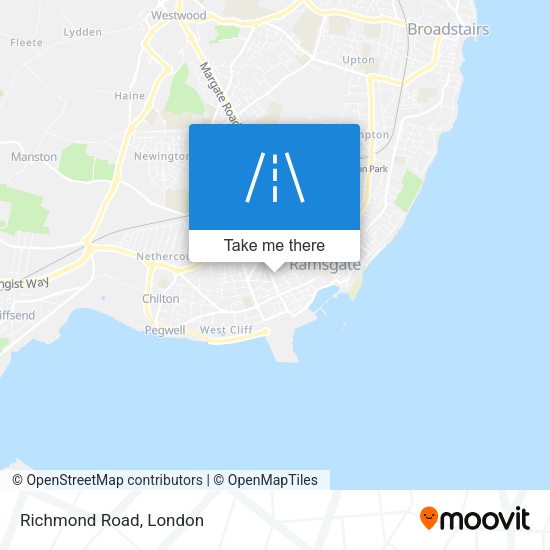 Richmond Road map