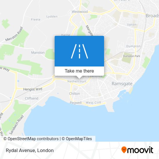 Rydal Avenue map