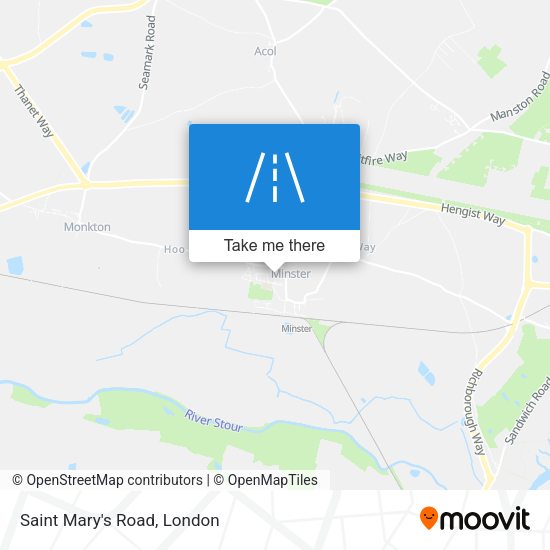 Saint Mary's Road map