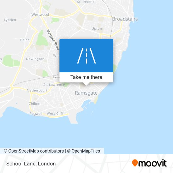 School Lane map