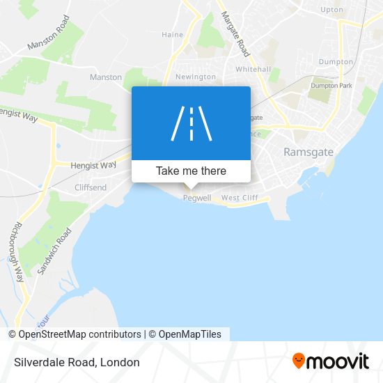 Silverdale Road map
