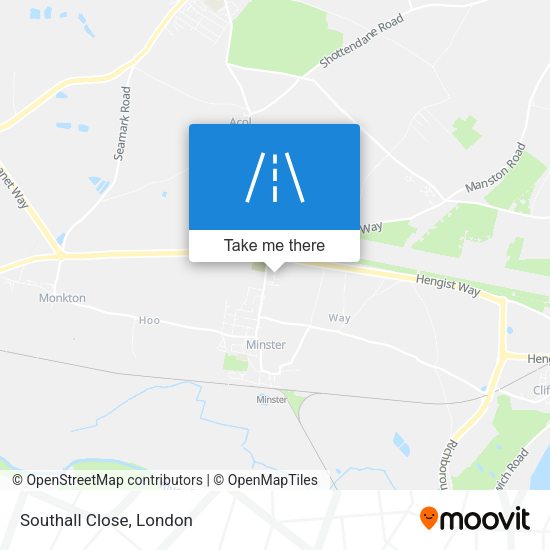 Southall Close map