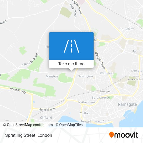 Spratling Street map