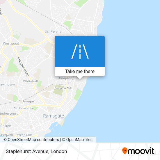 Staplehurst Avenue map