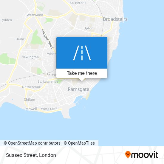 Sussex Street map