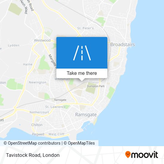 Tavistock Road map