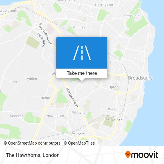 The Hawthorns map