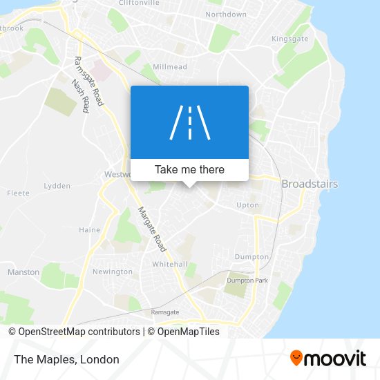 The Maples map
