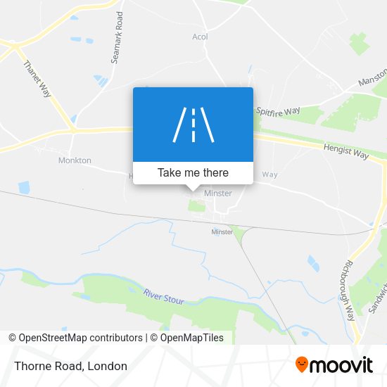 Thorne Road map