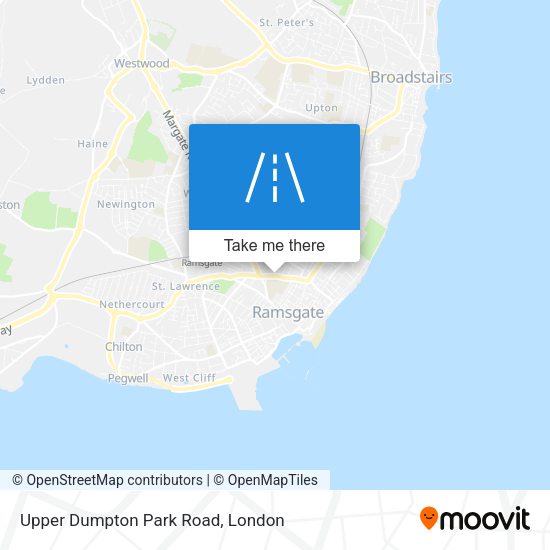 Upper Dumpton Park Road map