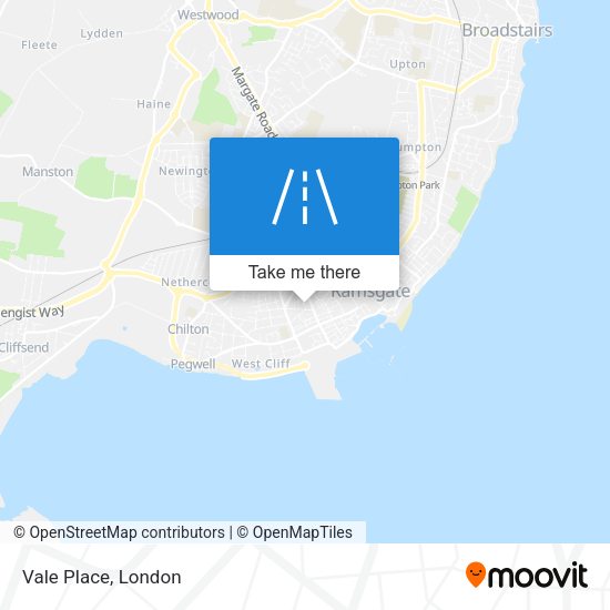 Vale Place map