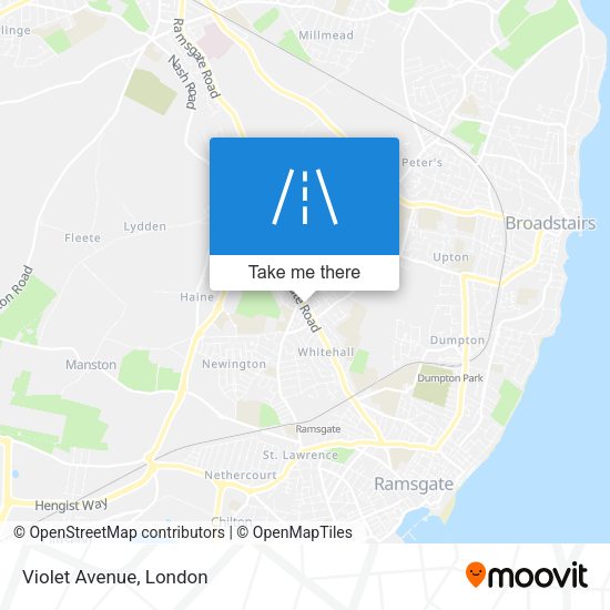Violet Avenue map