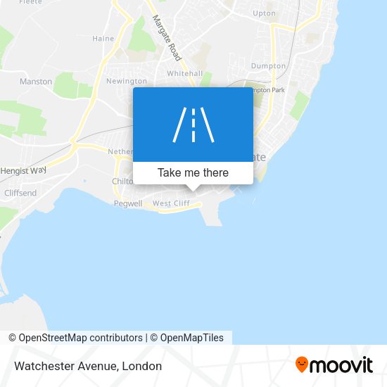 Watchester Avenue map