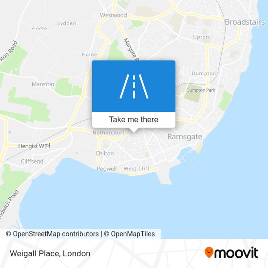Weigall Place map
