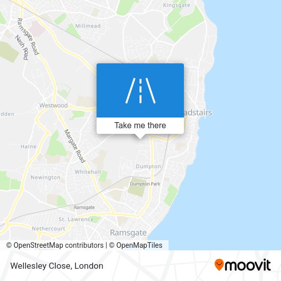 Wellesley Close map