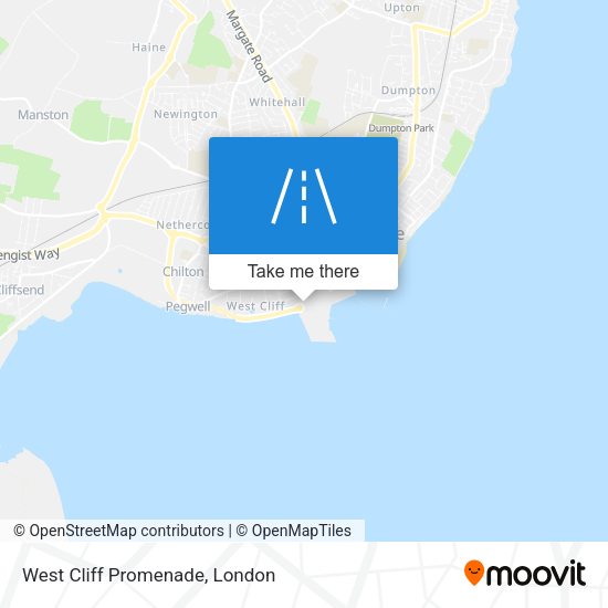 West Cliff Promenade map