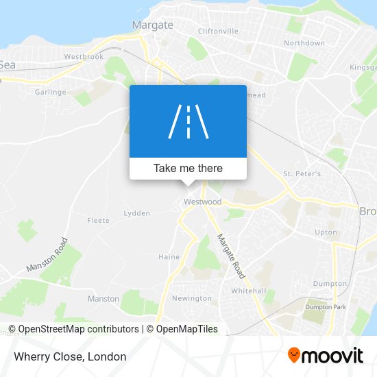 Wherry Close map
