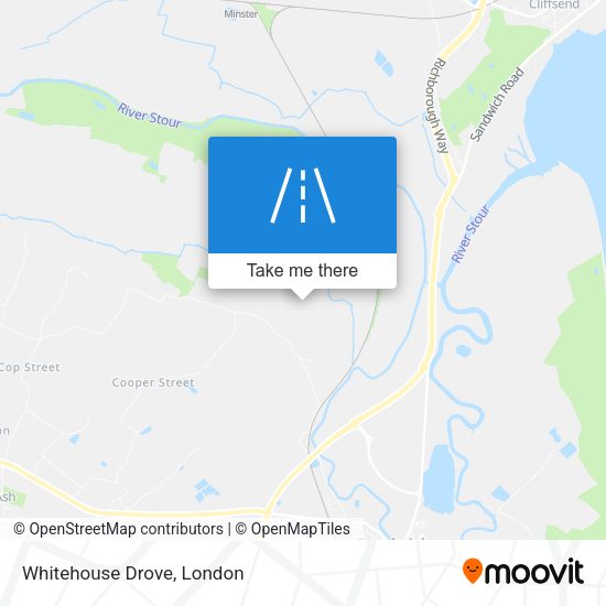 Whitehouse Drove map