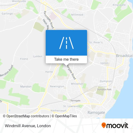 Windmill Avenue map