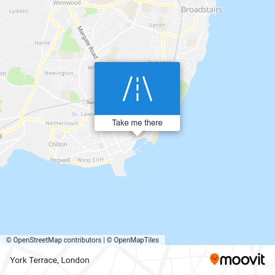 York Terrace map