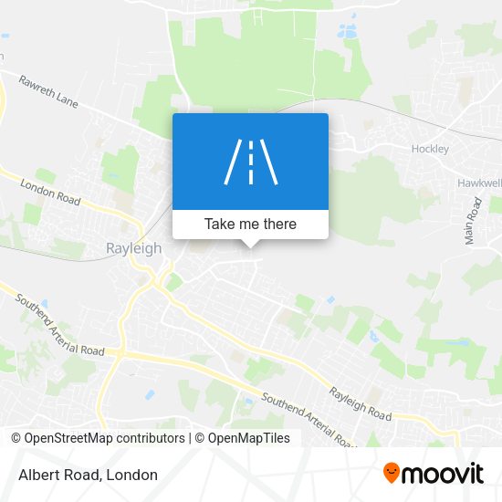 Albert Road map