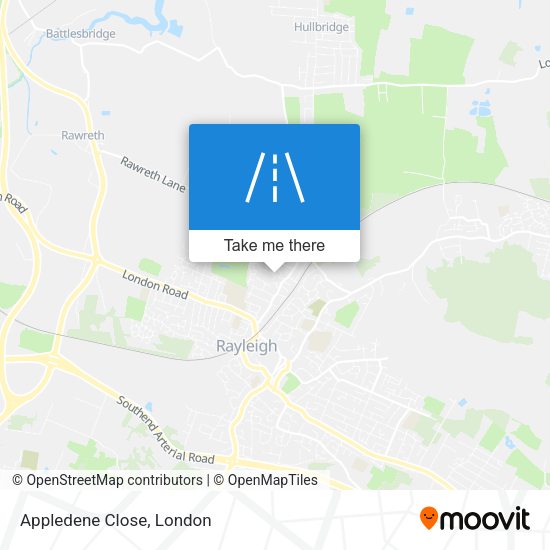 Appledene Close map