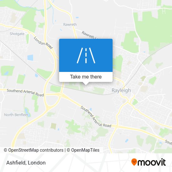 Ashfield map