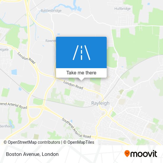 Boston Avenue map