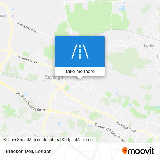 Bracken Dell map