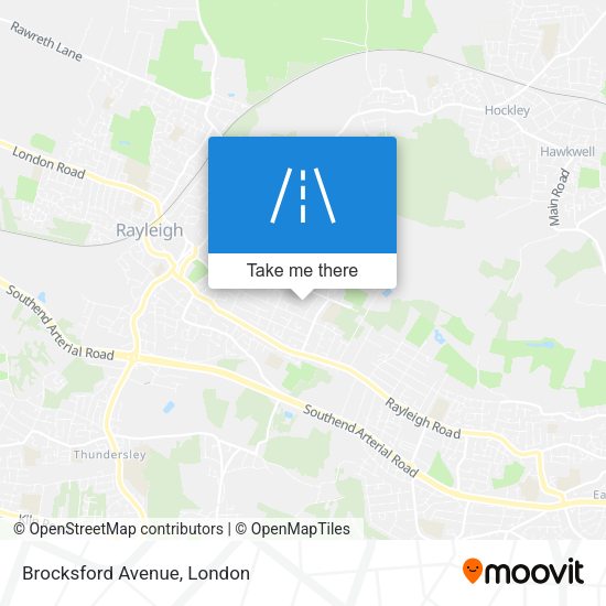 Brocksford Avenue map