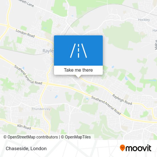 Chaseside map
