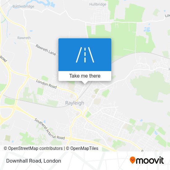 Downhall Road map
