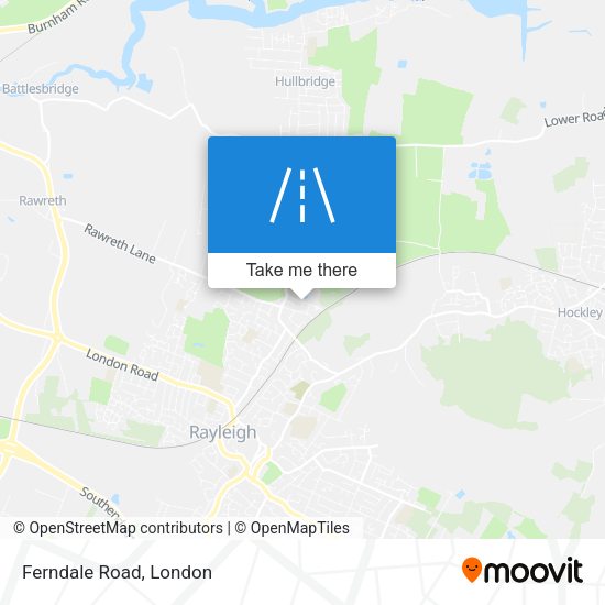 Ferndale Road map