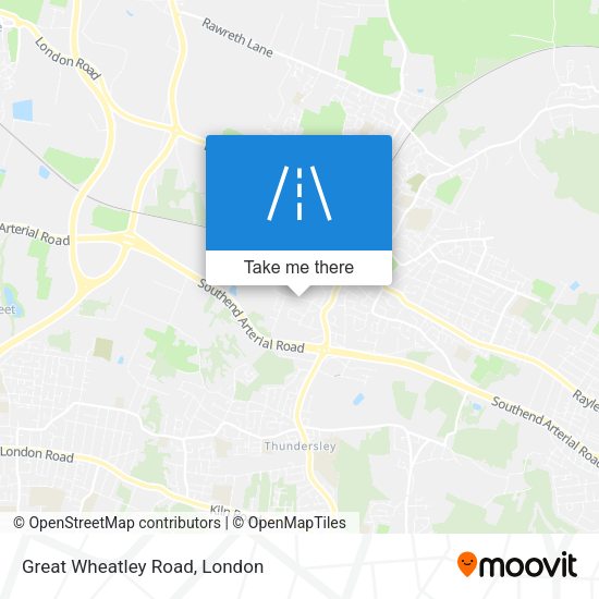 Great Wheatley Road map