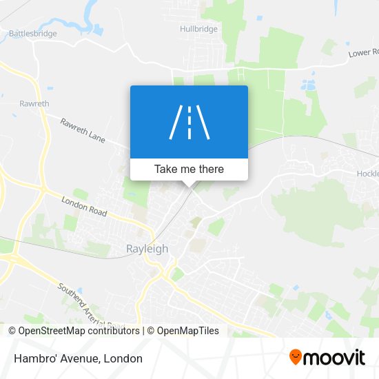 Hambro' Avenue map