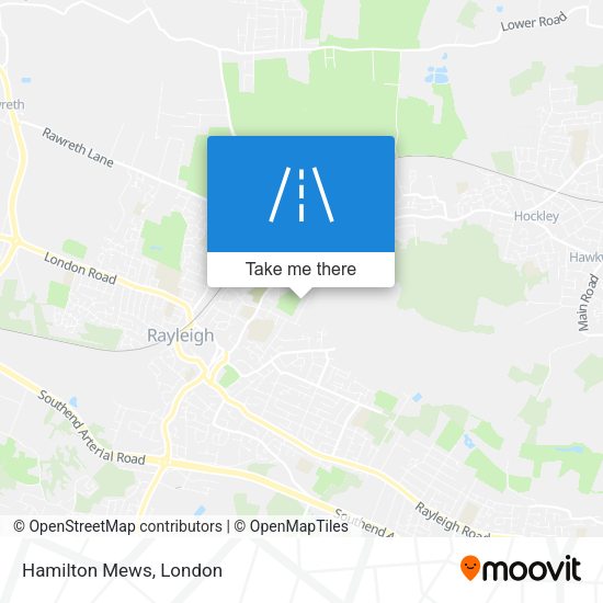 Hamilton Mews map