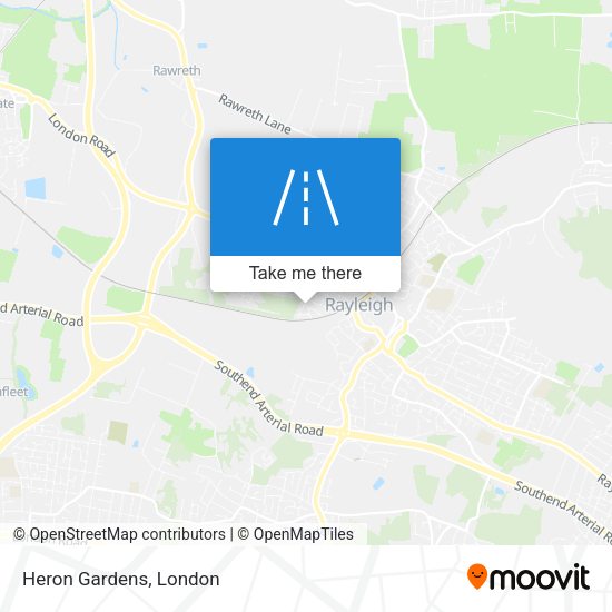 Heron Gardens map