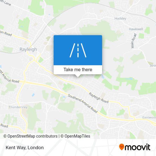 Kent Way map