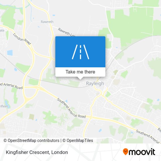Kingfisher Crescent map