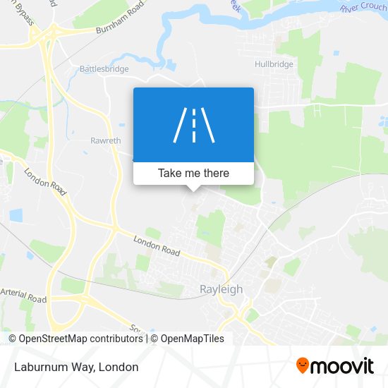 Laburnum Way map