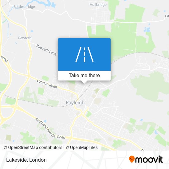 Lakeside map