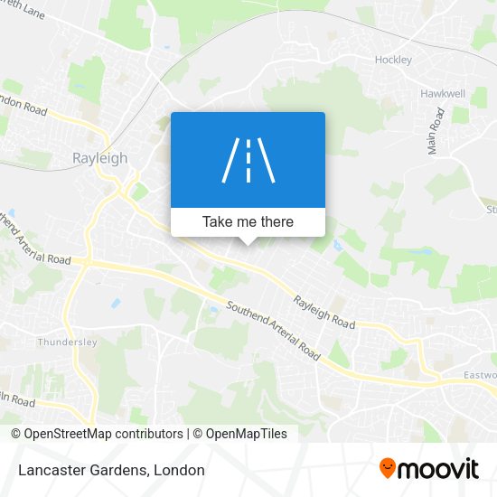 Lancaster Gardens map