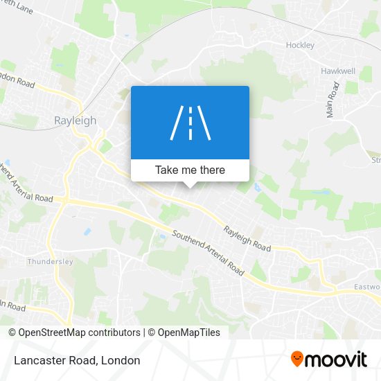 Lancaster Road map
