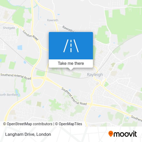 Langham Drive map
