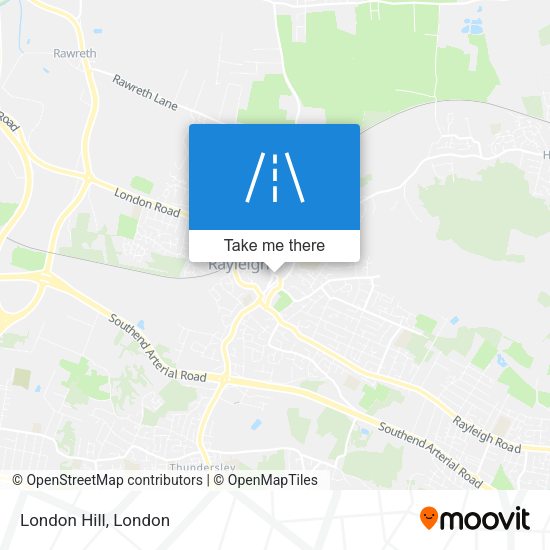 London Hill map